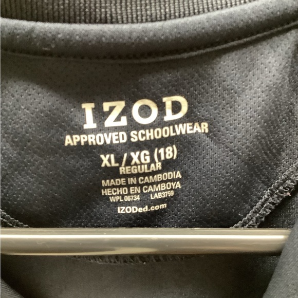 Izod Girls Size XL/18 Dark Blue Uniform Top Bundle 3pcs. Preloved - Picture 6 of 13